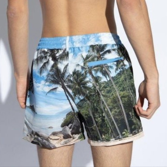 PAUL SMITH Paradise Print Swim Shorts - Picture 2 of 8